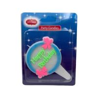 เทียนป้ายวงกลม HBD (52234767)