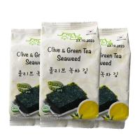ราคา ซูอินสาหร่ายปรุงรสมะกอกและชาเขียว 5กรัม X3 SOOIN (52177016)