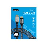 GLINK สาย HDMI V2.0 ไนลอน 4K 1.8M GL201 GLINK (52256695)