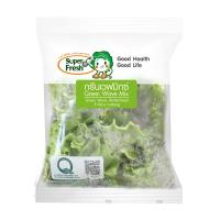 ราคา ซุปเปอร์เฟรช กรีนเวฟมิกซ์ แพ็คละ SUPER FRESH (52072368)