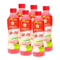 ราคา เอ็มจอยสตรอเบอร์รี่ 25% วุ้นมะพร้าว 380 มล. แพ็ค 6 M-JOY (52385150)