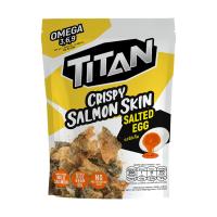 ราคา ไททันหนังปลาแซลมอนกรอบไข่เค็ม 30 กรัม TITAN (52387960)