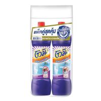 ราคา โทมิ น้ำยาล้างห้องน้ำ ม่วง 850 มล. X2 TOMI (52374249)