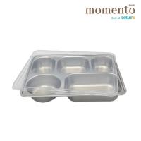 ราคา โมเมนโต ถาดหลุมเหลี่ยม 5 ช่องพร้อมฝา MOMENTO (52386235)