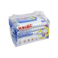 ราคา ซูการิ เบบี้ไวพส์ส น้ำหอม 10แผ่น แพค5 SUKARI (51950001)