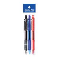 ราคา DOUBLE A ปากกาTRITOUCH 0.5มม X3 (คละแบบ) DOUBLE A (52185692)