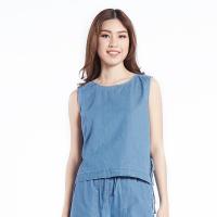 ราคา เสื้อยีนส์แขนกุด สีกลาง L ME STYLE (52433134)