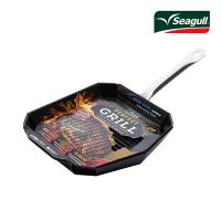 ราคา SEAGULL กระทะย่าง เพอร์เฟคกริลล์ IH 28ซม SEAGULL (51692784)