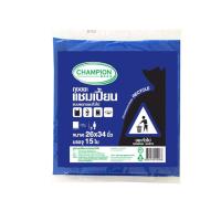 ราคา แชมเปี้ยนถุงขยะสีน้ำเงิน26X34 นิ้ว 15 ใบ CHAMPION (52120078)