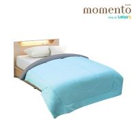 ราคา โมเมนโตผ้านวมบางเขียว/เทา 60X80นิ้ว MOMENTO (52459109)