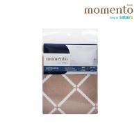 ราคา โมเมนโตปลอกหนุนเสมือนคอตตอนลายเบจ MOMENTO (52415980)