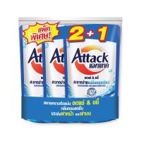 ราคา แอทแทค คลีน แอดวานซ์ 600 มล. 2+1 ATTACK (52548298)