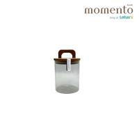 ราคา โมเมนโต โหลแก้วฝาปิดไม้มีหู 800มล MOMENTO (52547798)