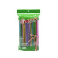 ราคา SUNSTRAWหลอดงอสีหวานหุ้มฟิล์มไดซ์8(80ชิ้น) SUNSTRAW (52434594)