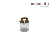ราคา โมเมนโต โหลแก้วฝาปิดไม้มีหู 700มล MOMENTO (52547783)