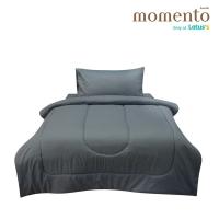 ราคา โมเมนโต ผ้าปูเสมือนคอตตอนเทา 3.5ฟุต+ผ้านวม MOMENTO (52411114)