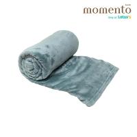 ราคา โมเมนโต ผ้าห่มแฟลนเนลเขียว 60X80นิ้ว MOMENTO (52516146)