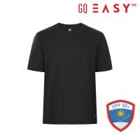 ราคา เสื้อยืดจีคิวกันยูวีแขนสั้น สีดำ ไซส์ XL GQ (52522478)
