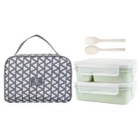 ราคา DOUBLE LOCK ชุดกระเป๋ากล่องอาหาร NO.49313 DOUBLE LOCK (52341369)