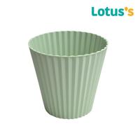 ราคา โลตัสถังขยะผงจีบ สีเขียว 10 LT LOTUSS (52531692)