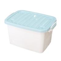ราคา โลตัสกล่องล้อเลื่อนขาวฝาฟ้า 60 ลิตร(M) LOTUSS (52531818)
