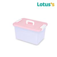 ราคา โลตัสกล่องล็อคหูหิ้ว สีชมพู#272-2 LOTUSS (52535837)