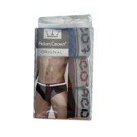 ราคา ADAM CROWN กางเกงในชายยางโชว์สี คละสี SIZE M P3 ADAM CROWN (50549450)