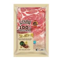 ราคา ยูฟาร์ม สันคอหมูชีวาสไลซ์แช่แข็ง 200 กรัม U FARM (52288772)