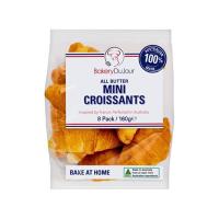 ราคา เบเกอรี่ดูชูร์ มินิครัวซองต์แช่แข็ง 160 กรัม BAKERY DU JOUR (75563924)