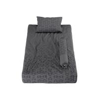 ราคา ซาตินพลัสผ้าปูเทาดำ 3.5ฟุต 3ชิ้น LK043 SATIN (52413135)