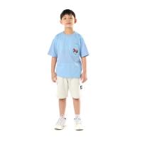 ราคา ME STYLE เสื้อแขนสั้นตัดต่อ SKATE สีฟ้า ไซส์ 5 ME STYLE (75599647)