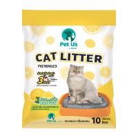 ราคา เพ็ทอัส ทรายแมวกลิ่นเลม่อน 10 ลิตร PET US (75588790)