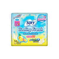 ราคา โซฟี คูลลิ่งเฟรช ยูซุ สลิม0.1 23ซม. 14 ชิ้น SOFY (75645195)