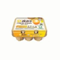 ราคา อัคราไข่ไก่สดเบอร์ 2 แพ็ค 6 ฟอง AKARA (75543457)