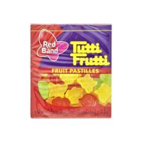 เรดแบนด์ ทุตตี้ฟรุตตี้ วุ้นเจลาติน รูปผีเสื้อ 15 กรัม (Red Band Tutti-Fruitti Flavoured Butterfly Shaped Artificial Gelatin Dessert Fruit Pastilles 15g)