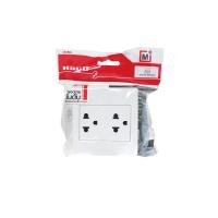 ราคา HACO เต้ารับ 3ขา2ช่อง16A 250V +หน้ากาก HACO (51488393)