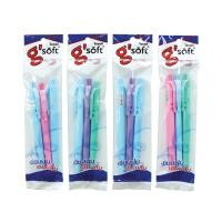 ราคา จีซอฟ ปากกาลูกลื่นเจลกด ACT-F-3 น้ำเงิน 0.5 มม. (คละแบบ) G SOFT (75563654)