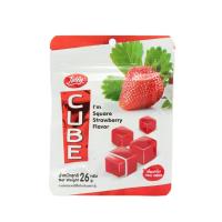 ราคา เจลฟี่ คิวบ์ ขนมเจลาติน รสสตรอว์เบอร์รี่ 26 ก.