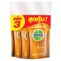 ราคา เดทตอลโกลด์เจลอาบน้ำคลาสสิครีฟิล400มลX3 DETTOL (50127955)