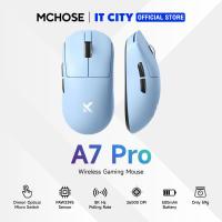 ราคา เมาส์เกมมิ่ง MCHOSE A7 PRO BLUE Gaming Mouse (PRD202509010453)