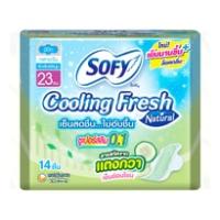 ราคา Sofy โซฟี คูลลิ่งเฟรช เนเชอรัล ซูเปอร์สลิม 0.1 มีปีก 23 ซม. 14 ชิ้น (BP_277731)