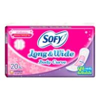 ราคา Sofy โซฟี แผ่นอนามัย ลอง แอนด์ ไวด์ บอดี้ เคิร์ฟ แบบมาตรฐาน มีกลิ่นหอม 20 ชิ้น (BP_228289)