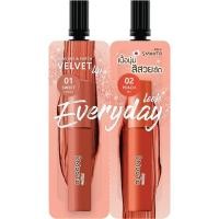 ราคา Smooto สมูทโตะ ดิวอี้ มิกซ์ แอนด์ แมท เวลเวท ลิป 3ก. 01 สวีท คอรอล 02 พีชมี (BP_293778)