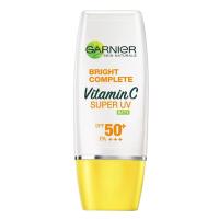 ราคา Garnier การ์นิเย่ ไบรท์ คอมพลีท วิตามิน ซี ซูเปอร์ ยูวี ซันสกรีน เอสพีเอฟ50+ พีเอ++++ แมทท์ 30 มล. (BP_291888)