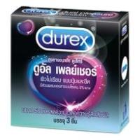 ราคา Durex ถุงยางอนามัยดูเร็กซ์ ดูอัล เพลย์เชอร์ (3 ชิ้น) (BP_256642)