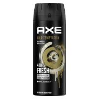 ราคา Axe แอ๊กซ์ สเปรย์น้ำหอมระงับกลิ่นกาย โกลด์ เทมเทชั่น 135 มล. (BP_297977)