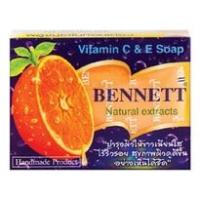 ราคา Bennett สบู่วิตามินซี เบนเนท Bennett Bar Soap Vitamin C and Vitamin E 130 g. (BP_288752)