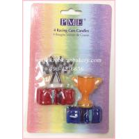 ราคา เทียนวันเกิดรูปถ้วยรางวัล นำเข้าจากประเทศอังกฤษ 4Racing cars Candles