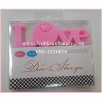 ราคา เทียนวันเกิด เทียนloveสีชมพู แต่งเค้กวันเกิด แต่งเค้กให้พิเศษด้วยเทียนแฟนซีสวยงาม