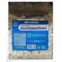 ราคา mini white marshmallows มินิไวท์มาร์ชแมลโลว์ สีขาว สำหรับทำน้ำตาลปั้น เม็ดเล็ก ขนาด150กรัม ที่ครบครัน เบเกอรี่